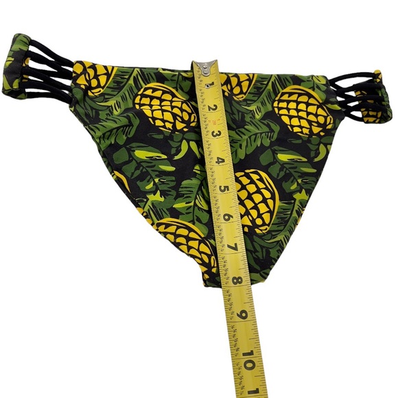 Citrine Swim Morocco Bikini Bottom - King of Fruit Pineapple Print - size M - Picture 11 of 11